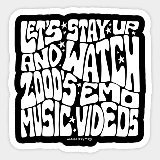 2000's Music Videos Sticker